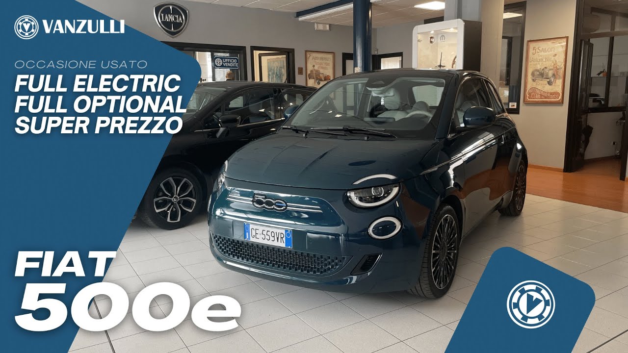 FIAT 500e USATA. Full Electric, Full Optional, in Garanzia e Super Prezzo