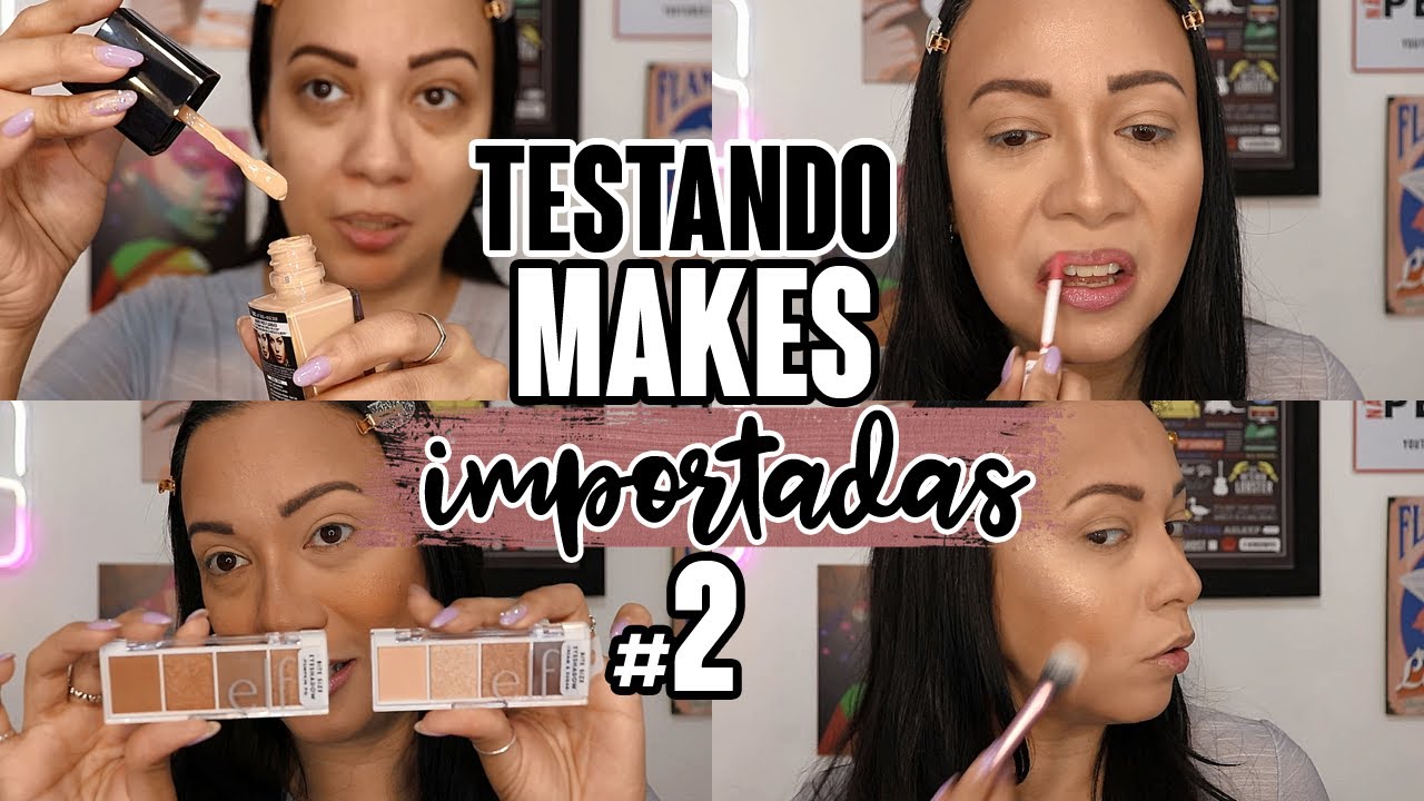 TESTANDO MAKES IMPORTADAS #2 | LUH ANDRADE