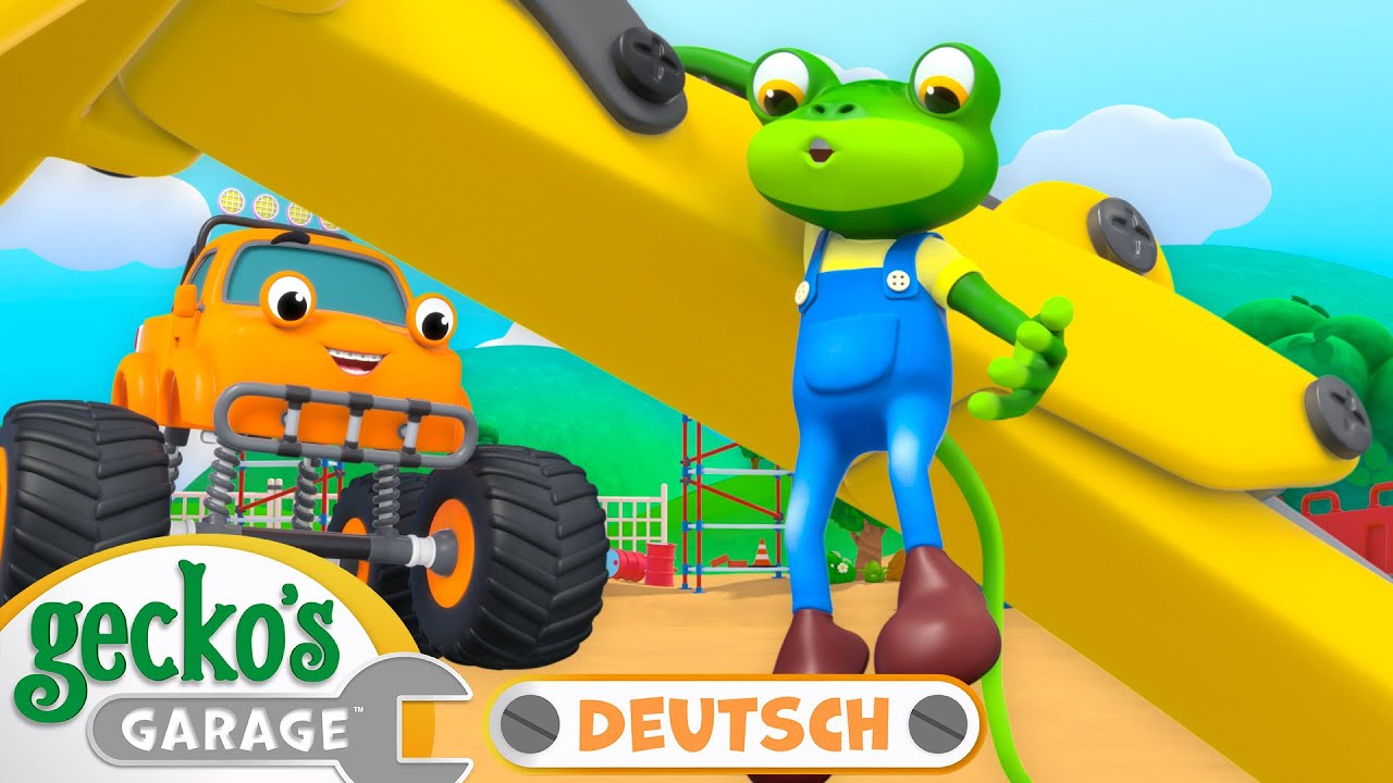 Monstertruck-Rettung | 30-minütige Zusammenstellung｜Geckos Garage Deutsch｜LKW für Kinder 🦎🛠️