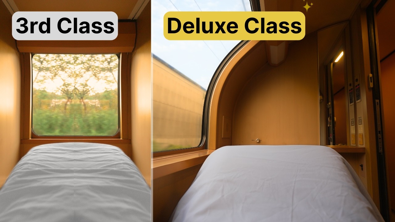 Overnight in All Classes on a Sleeper Train
