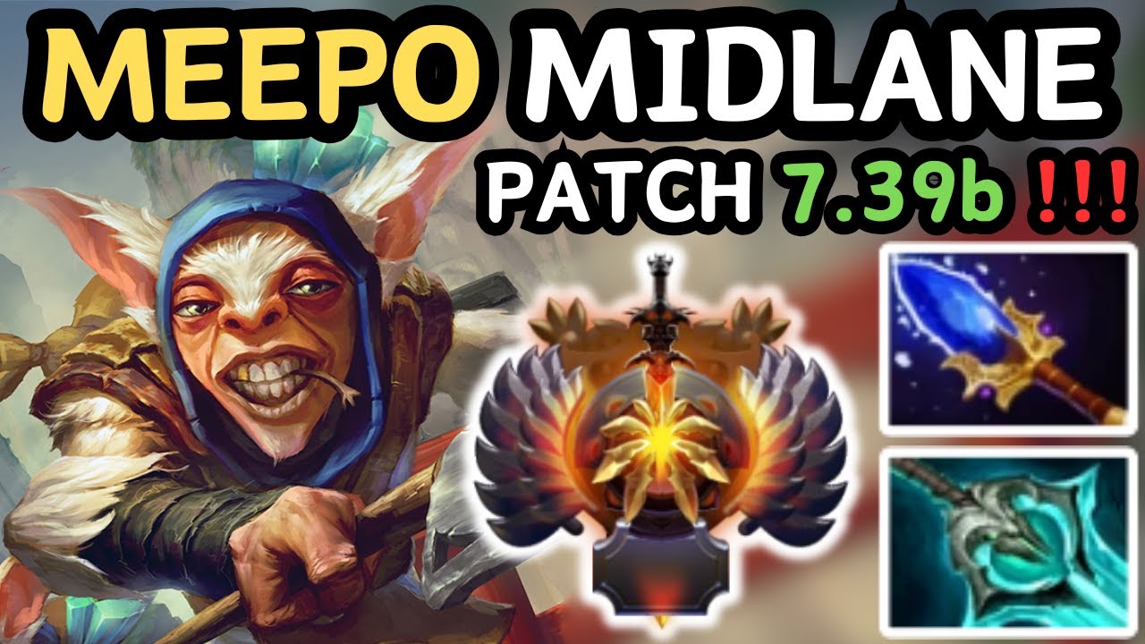 🔥 IMMORTAL MEEPO Midlane Gameplay Patch 7.39b 🔥 Meepo Perspective - Dota 2