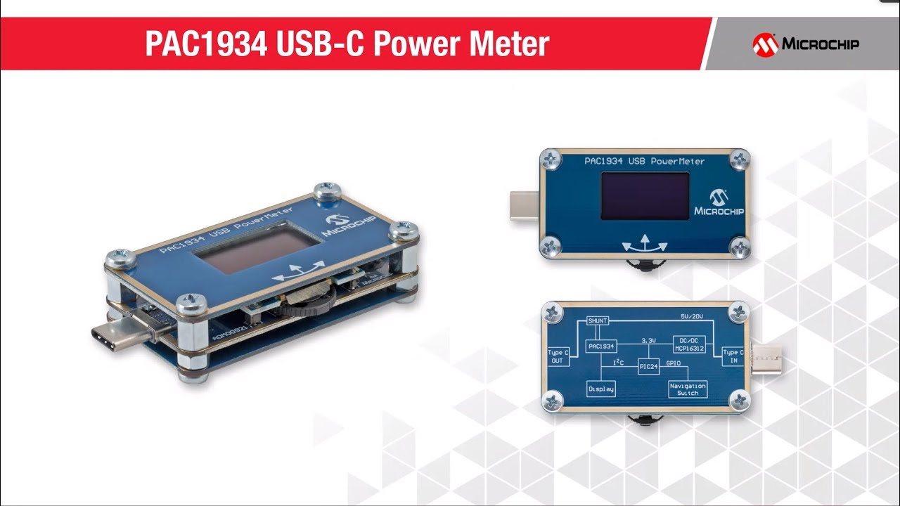PAC1934 USB-C Power Meter