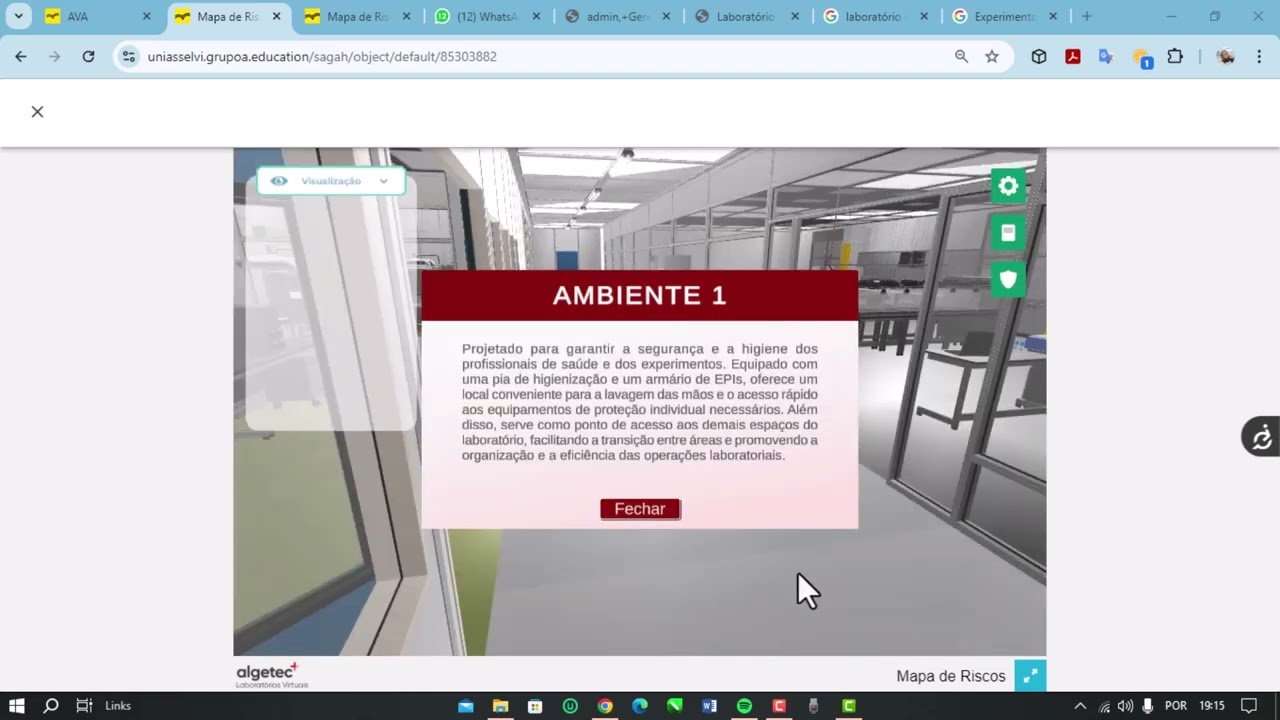 Laboratório virtual_ Mapa de risco