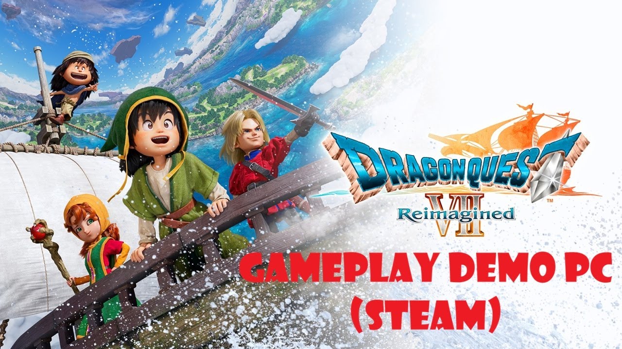 Dragon Quest VII Reimagined Demo (Español) de PC (Windows 11) con Steam. Gameplay del Comienzo