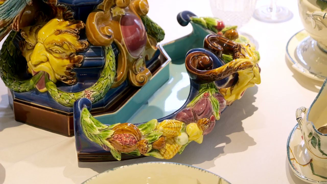 La production de la Faïencerie de Sarreguemines #3 : Les arts de la table
