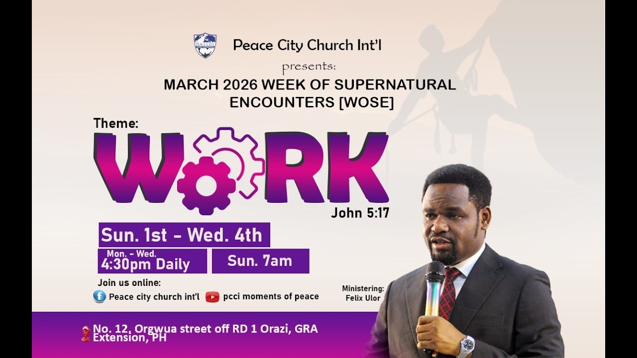 THE WISDOM OF WORK [W.O.S.E DAY 2] // 2ND MARCH. 2026