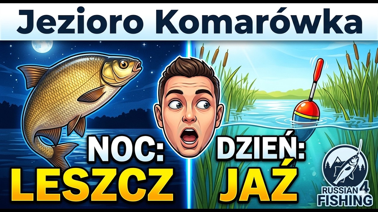 Russian Fishing 4 NOWE MIEJSCA! Nocny Leszcz i Jaź w Trzcinach 🎣