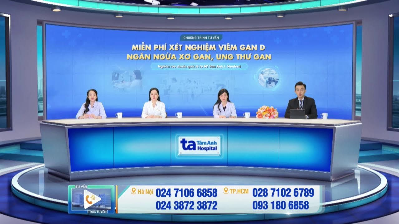 🔥[Đang livestream HOT] Lần đầu tiên tại Việt Nam - Miễn phí xét nghiệm Viêm gan D, ngăn ngừa