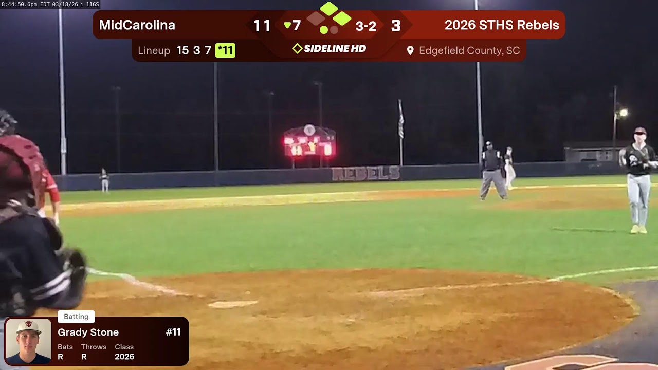 MidCarolina vs 2026 STHS Rebels (2026.03.18)