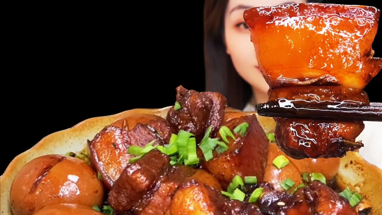 EATING CHINES FOOD | Mukbang Braised Pork Super Delicious Very Fragrant
