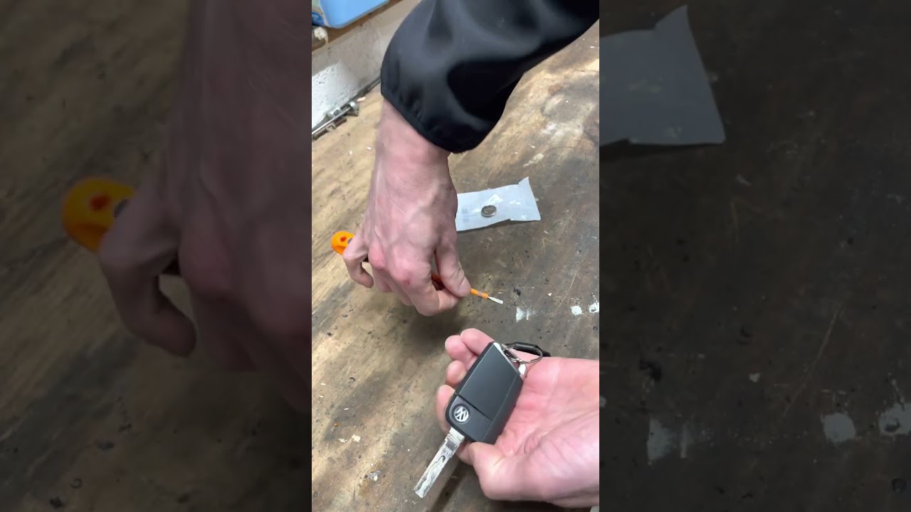 SO EASY!!! How to replace a VW car key battery