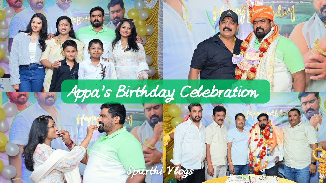 Appa’s Birthday Celebration 🎉🎂||SPURTHI VLOGS||