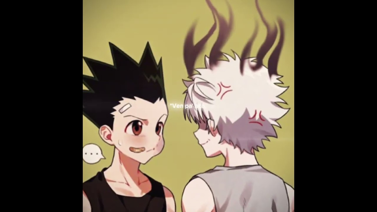 💕 killua and gon 💕 @gon-freecss-kun @killua-zoldyck-kun #anime #hxh #killua #gon #killugon