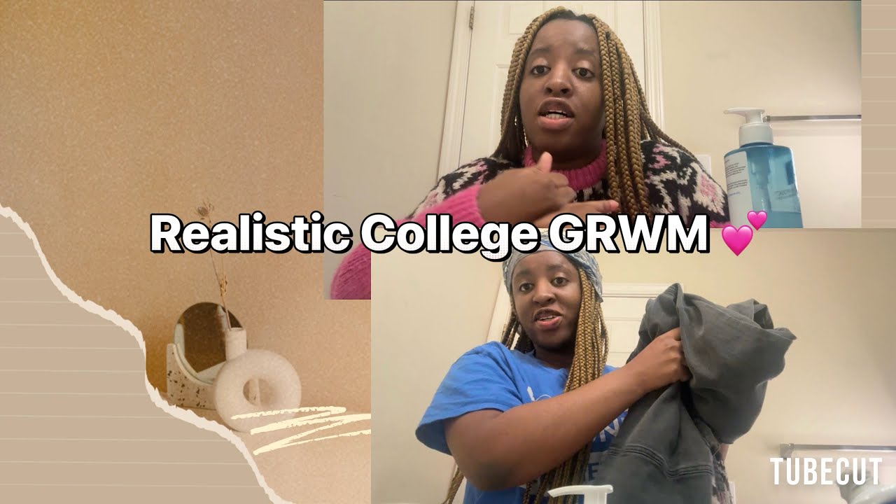 Realistic College GRWM | Morning Routine
