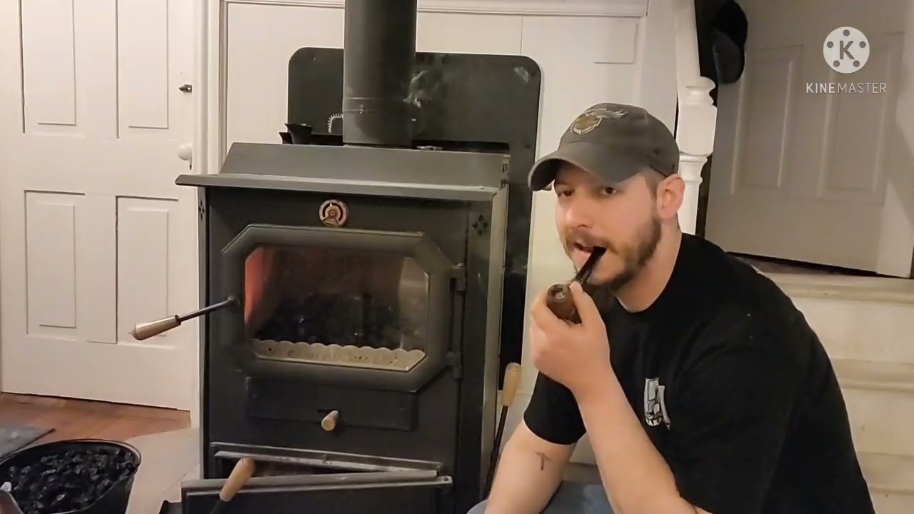 Smoking Early Morning Pipe, Tending the Comfortmax 75