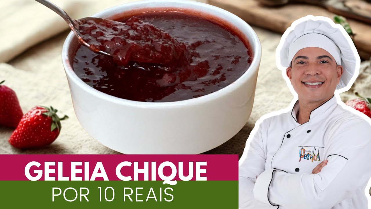 Como fiz uma geleia chique por R$10 | Geleia de morango