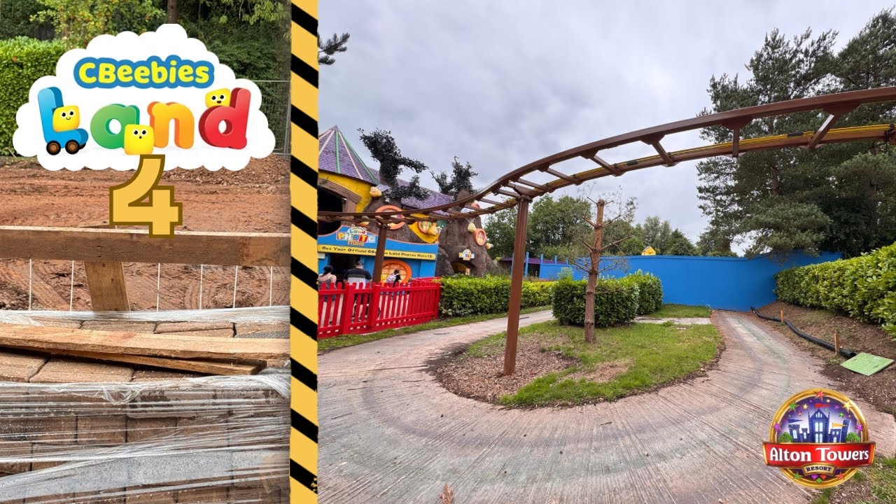 BUILDINGS DEMOLISHED | ALTON TOWERS CBEEBIES LAND CONSTRUCTION UPDATE 4 | 29TH JULY 2025 
