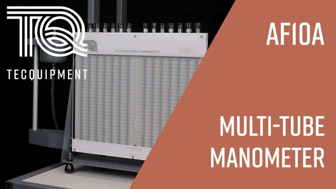 Multi-Tube Manometer (AF10a) - Aerodynamics - TecQuipment