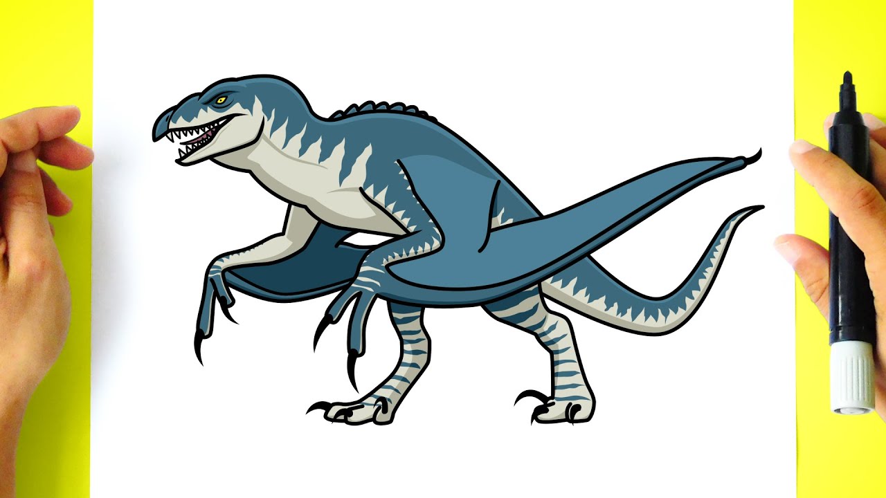Como DESENHAR o MUTADON - Cómo DIBUJAR a MUTADON - Mutadon Drawing - Jurassic World Rebirth