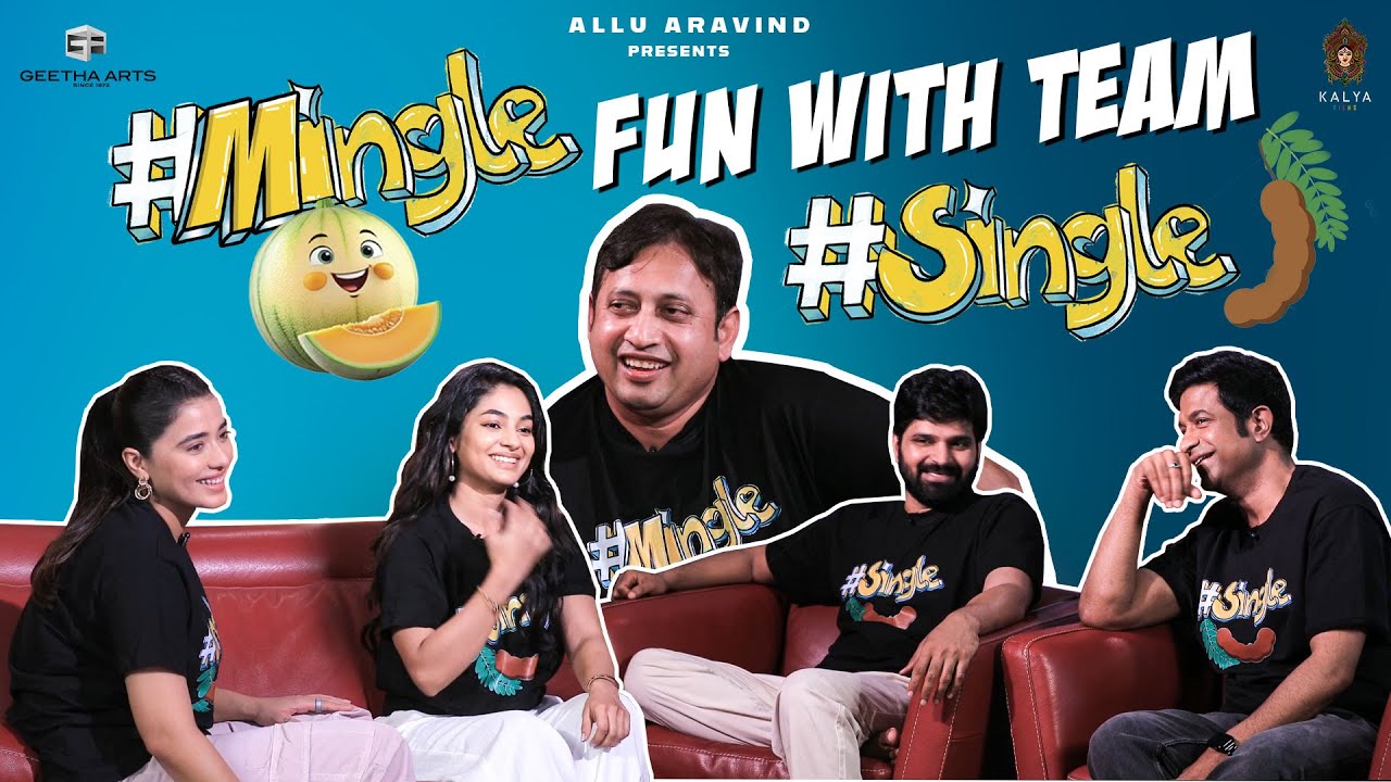 #Mingle​ Fun with Team #Single​ Sinthakaay's | Sree Vishnu, KetikaSharma, Ivana, VennelaKishore, SKN