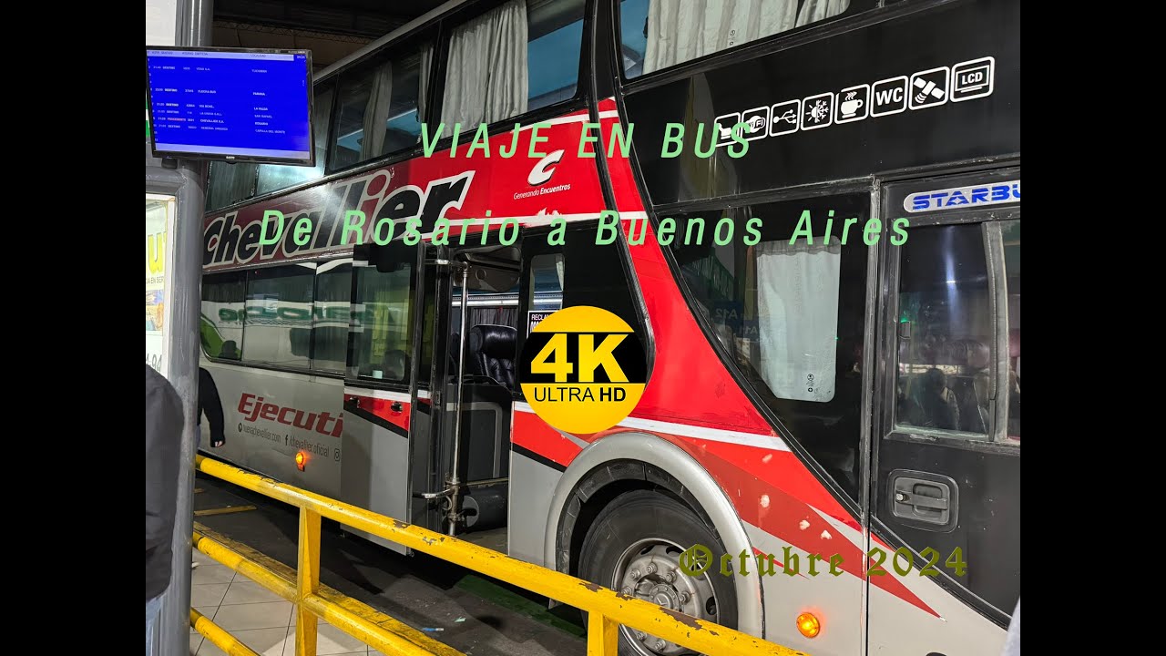 Viaje en Omnibus desde Rosario a Buenos Aires (Nueva Chevallier) - Octubre 2024 🇦🇷 🚌