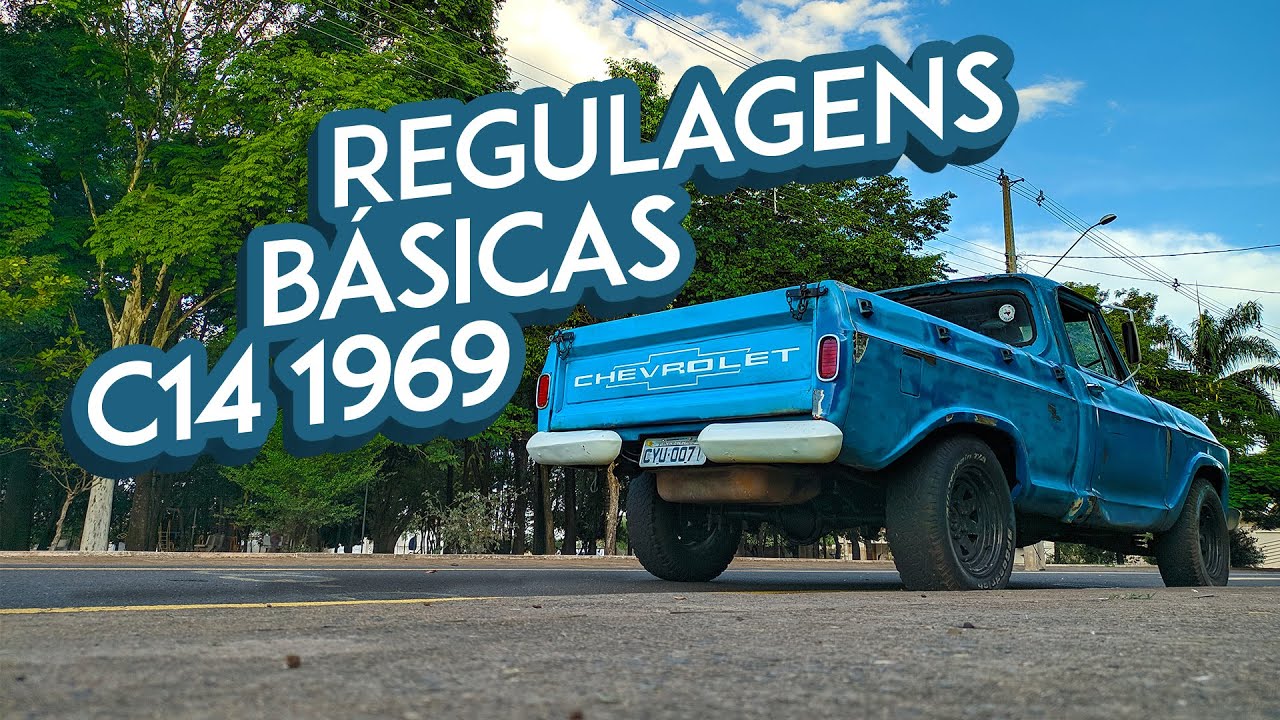 Regulagens básicas no motor 6cil Chevrolet  C-14 1969