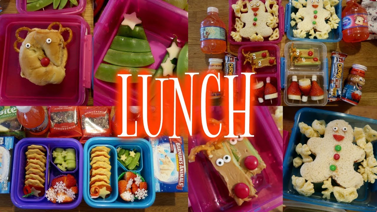 Christmas Themed School Lunch Week! 🎄 - Week 13  | Sarah Rae Vlogas |