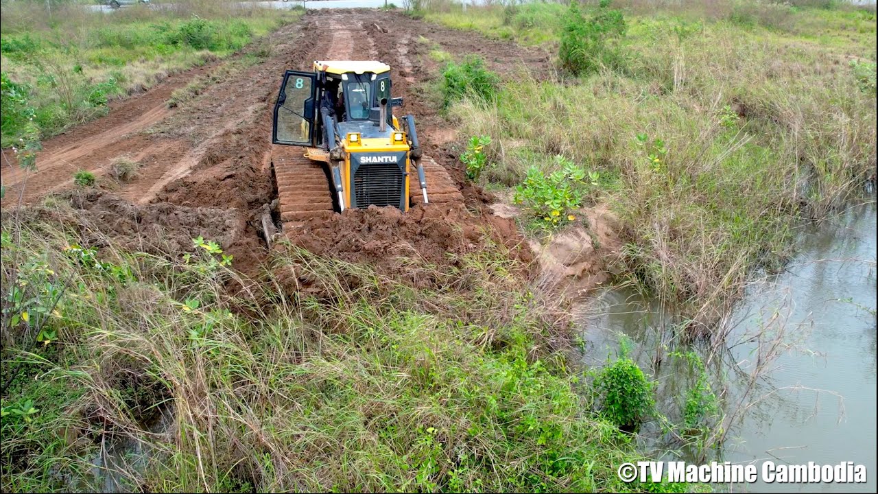 Unbelievable Processing Bulldozer Open Forest Road | Excellent Dozer Pushing Making New Road