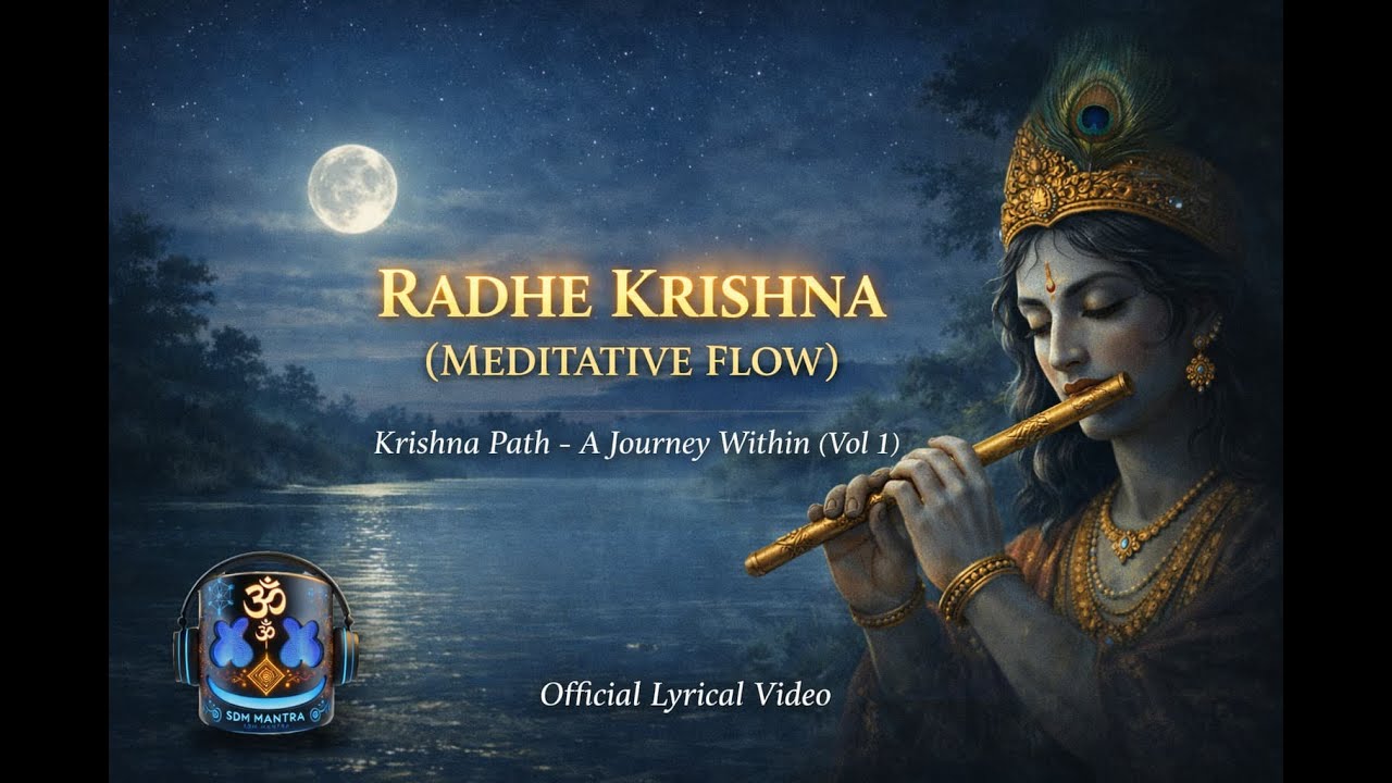 Radhe Krishna (Meditative Flow) | Lyrical Video | Krishna Path – A Journey Within Vol 1 | SDM Mantra
