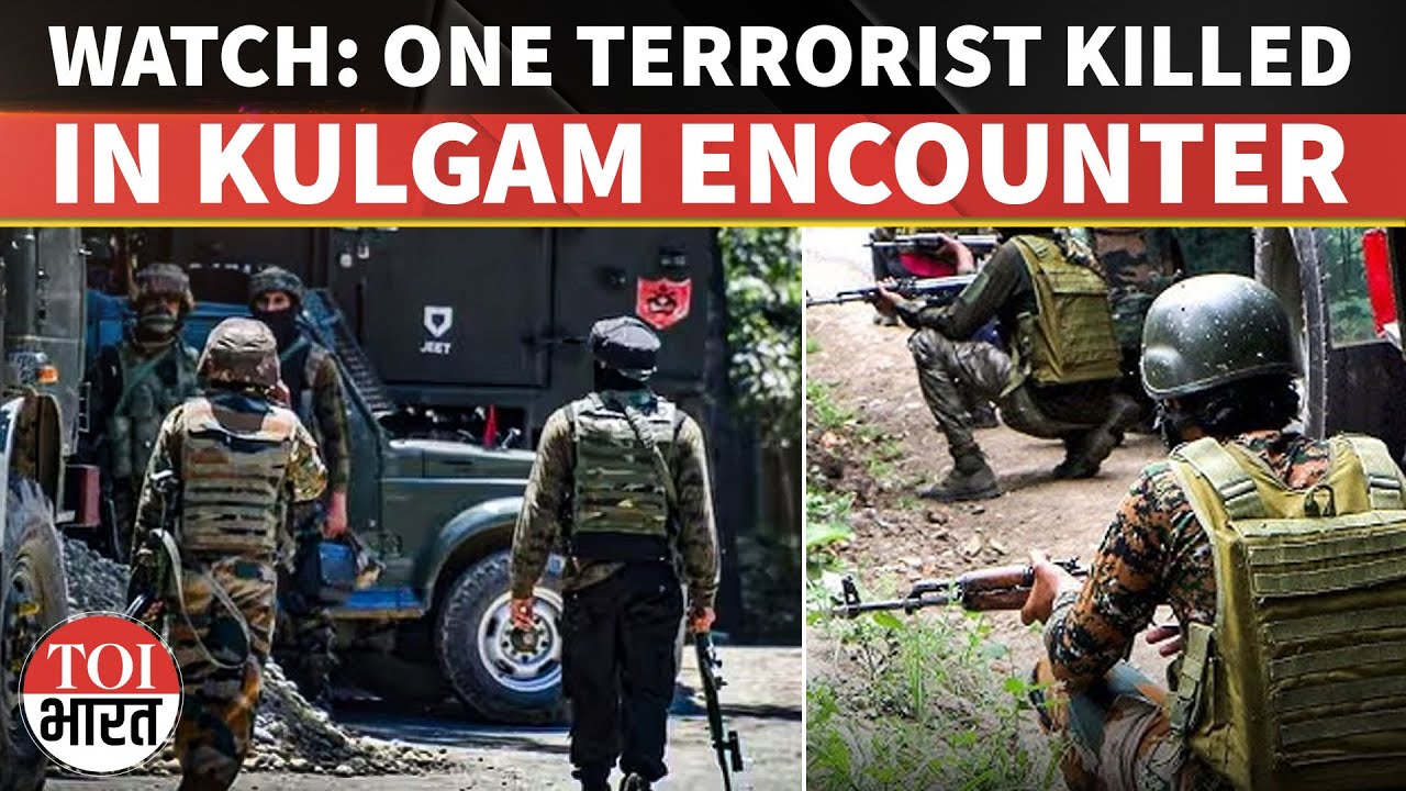 Kulgam Encounter: One Terrorist Killed, Army Officer Injured, Encounter Still Underway