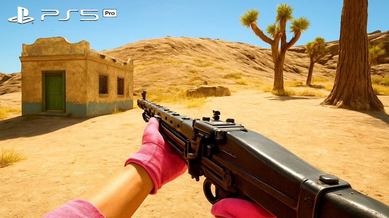 PUBG: PS5 Pro™🎮 •MIRAMAR• SOLO GAMEPLAY - MG3 + SLR (No Commentary)