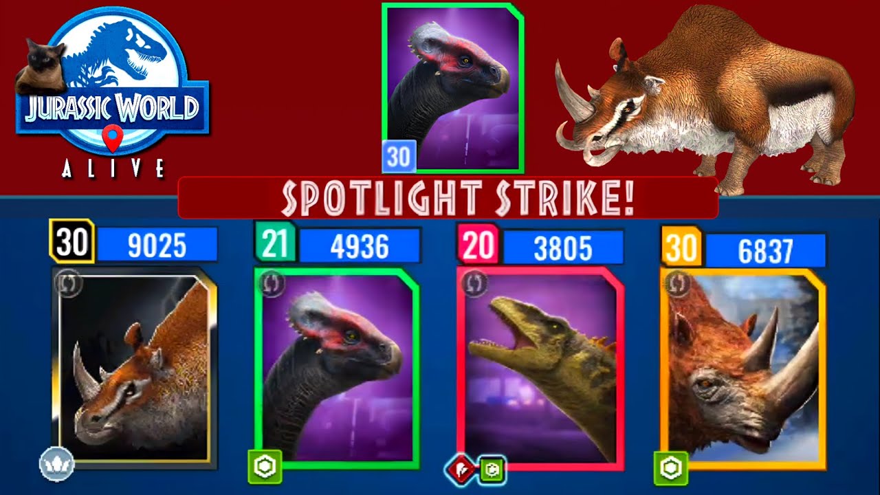 New Level 30 Apatoceratops UNIQUE BOSS | Jurassic World Alive Spotlight Strike