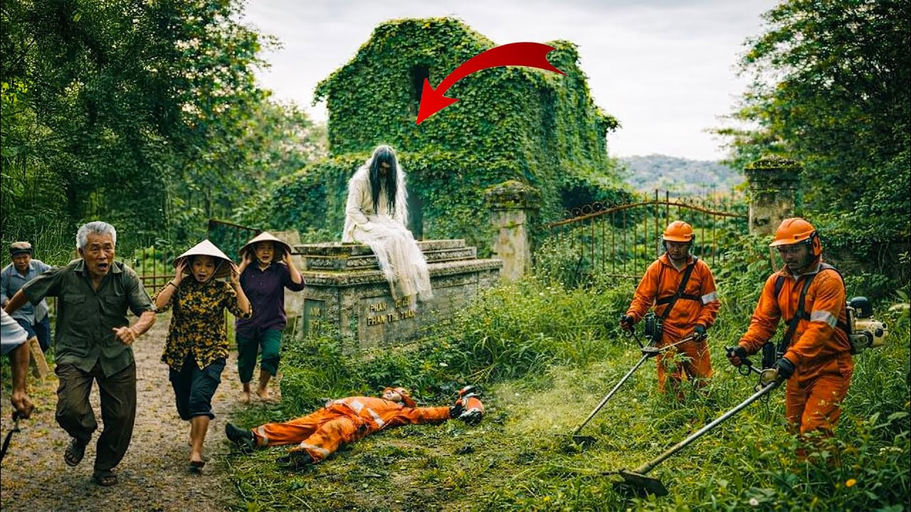 Time-lapse: Cleaning a Forgotten House — Terrifying White Figure Spotted on Ancient Grave