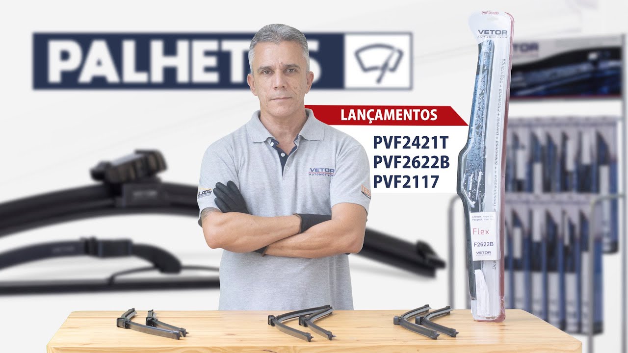 Lan&ccedil;amentos palhetas Vetor Automotivos