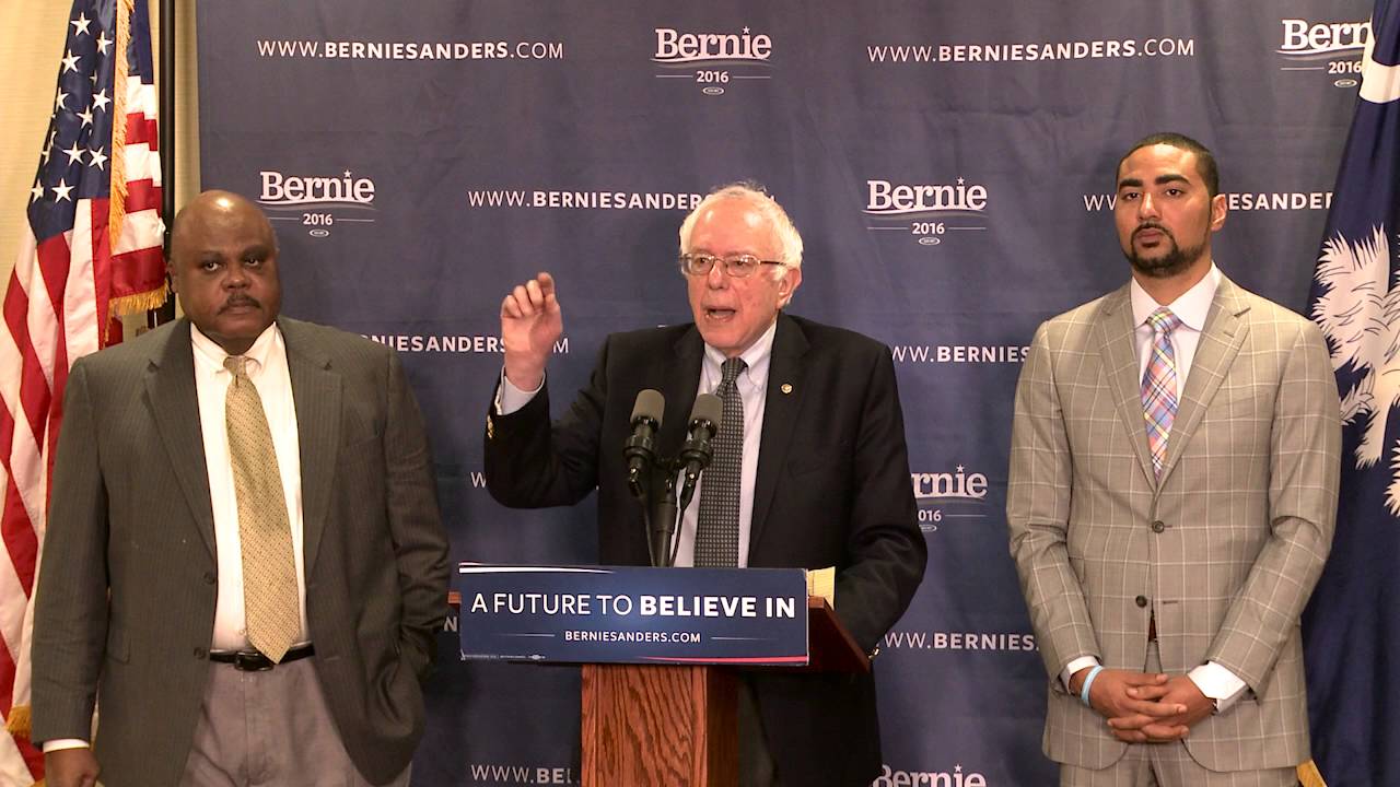 Poverty Press Conference in South Carolina | Bernie Sanders