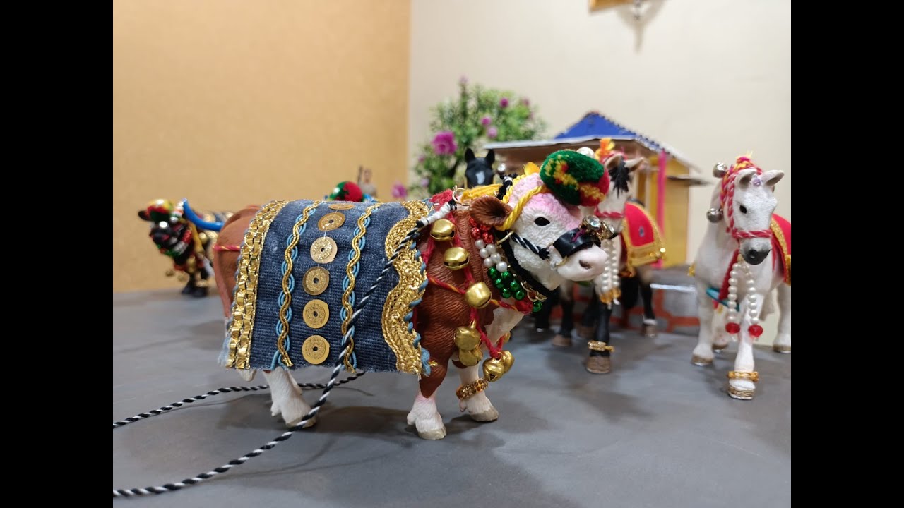 बैलपोळा decoration of toys- bullocks/ horses year 2021