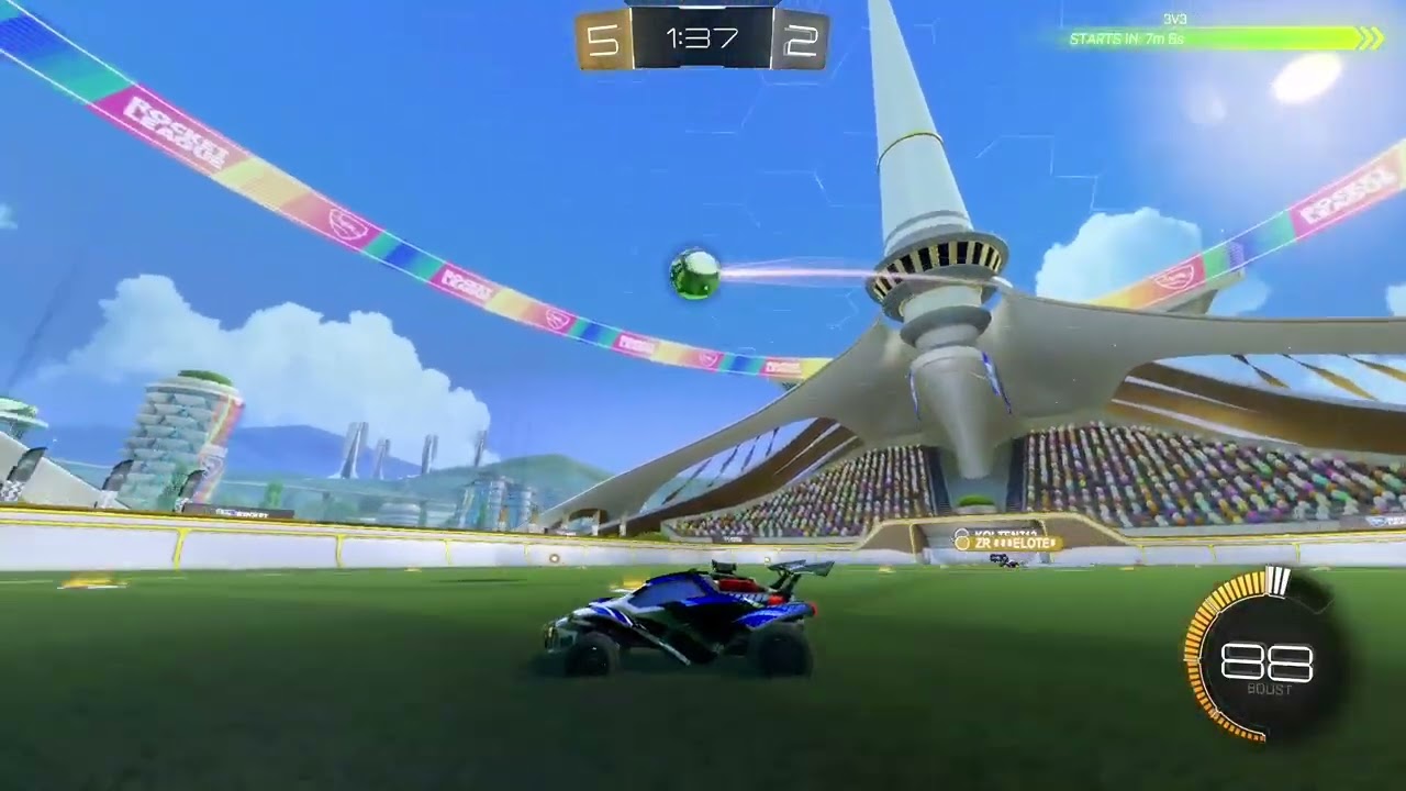 Rocket League game play 