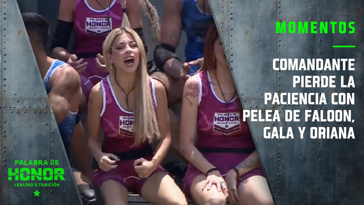 Comandante pierde la paciencia con pelea de Faloon, Gala y Oriana | Palabra de Honor | Canal 13