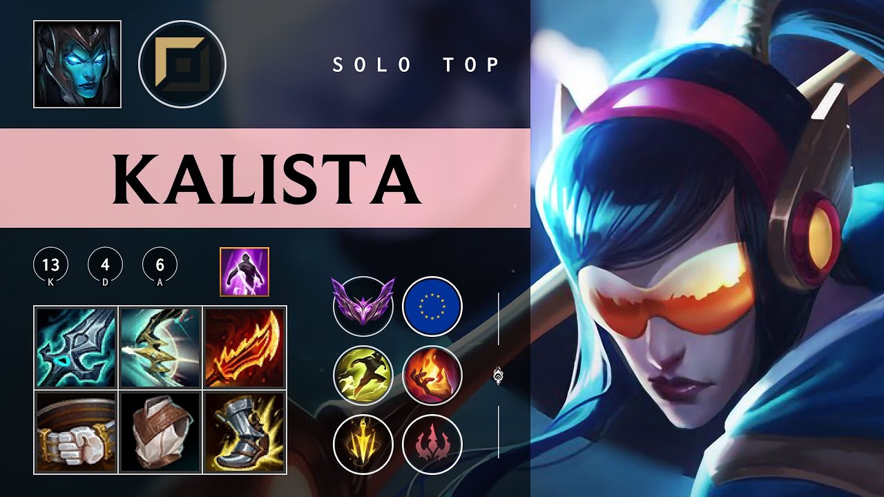 Kalista Top vs Shen - EUW Master Patch 26.02