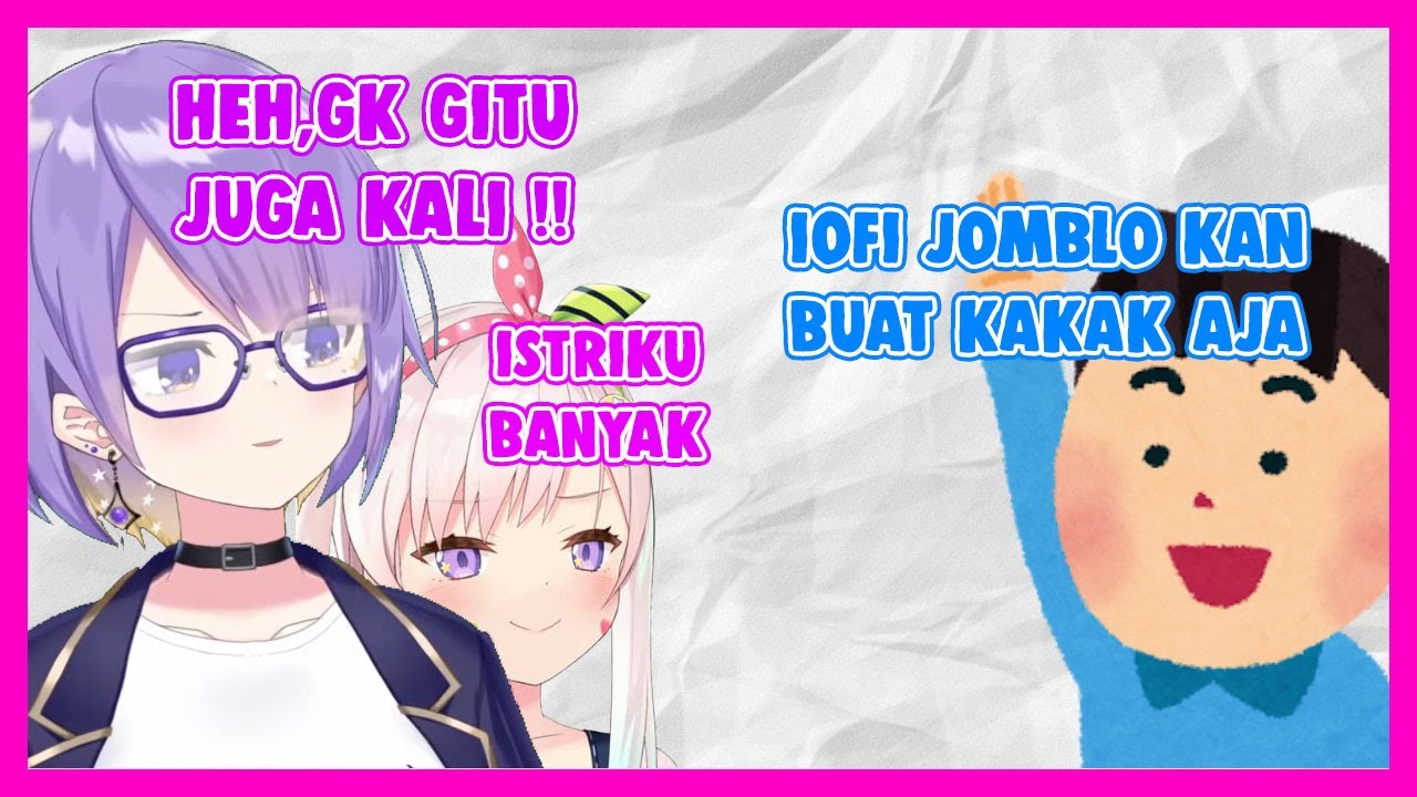 [ Hololive sub indo ] Tanggapan iofi tentang menjodohkan kakaknya moona dengan iofi !!!
