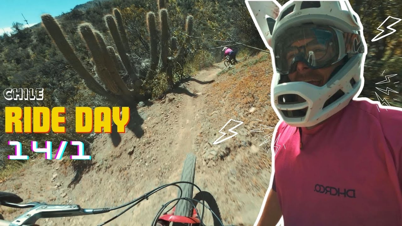 VOLVIMOS A RODAR EN LA CORDILLERA DE LOS ANDES - 14/1 ⚡  DOWNHILL ⚠️ CHILE