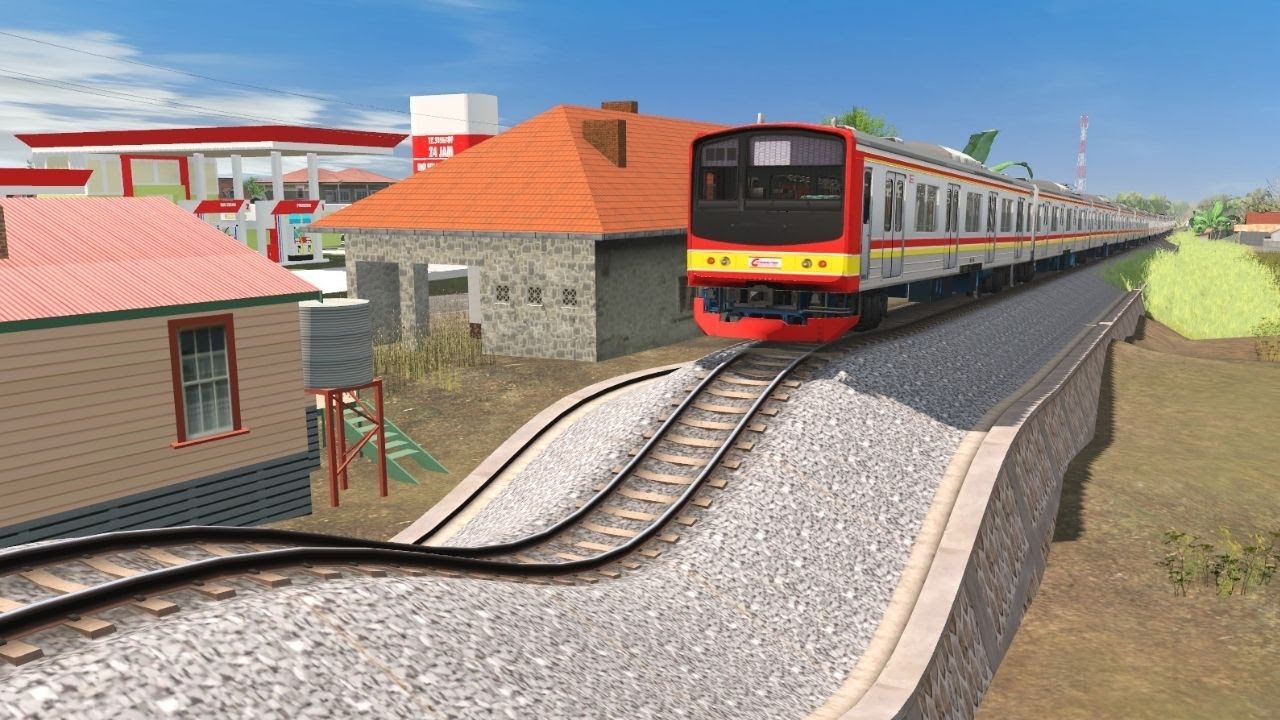 Kereta Api VS Rel Anti Ngantuk