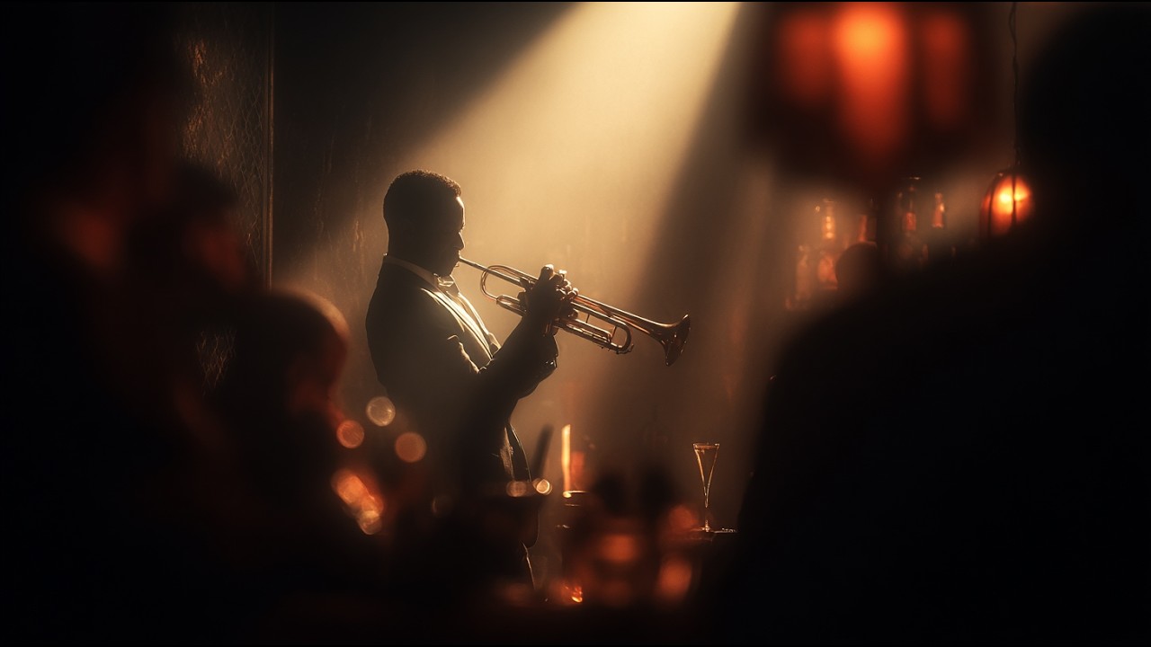 Smoky Midnight Jazz Bar – Relaxing Lounge Ambience for Late Night