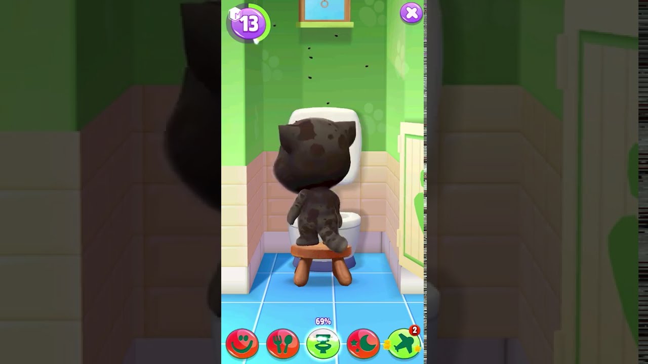 My Talking Tom 2 - Funny Cat Magic of Pee - Funny Android Gameplay #72