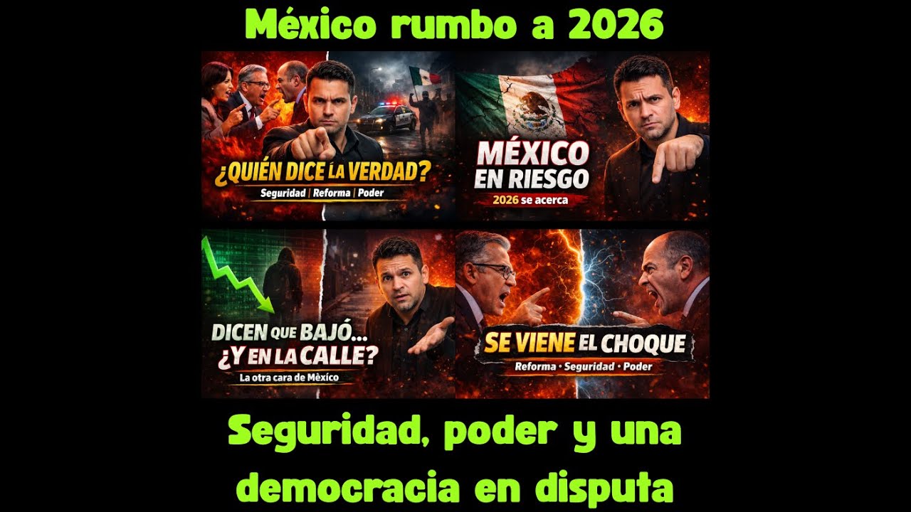 México rumbo a 2026: seguridad, poder y una democracia en disputa