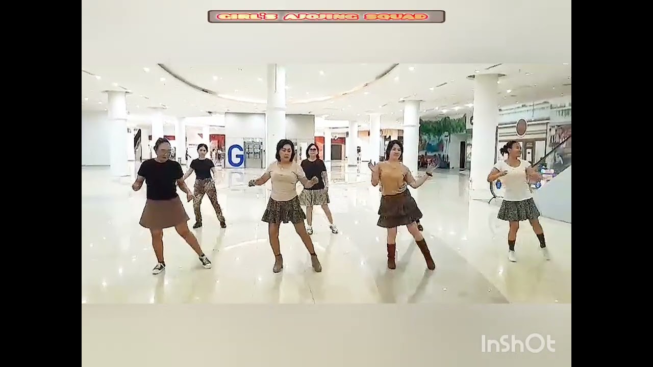 Meri Jaan Line Dance,[Choreo Rissa Miura (INA) & Herman Baso (INA)] Demo by Girl's Ajojing Squad 