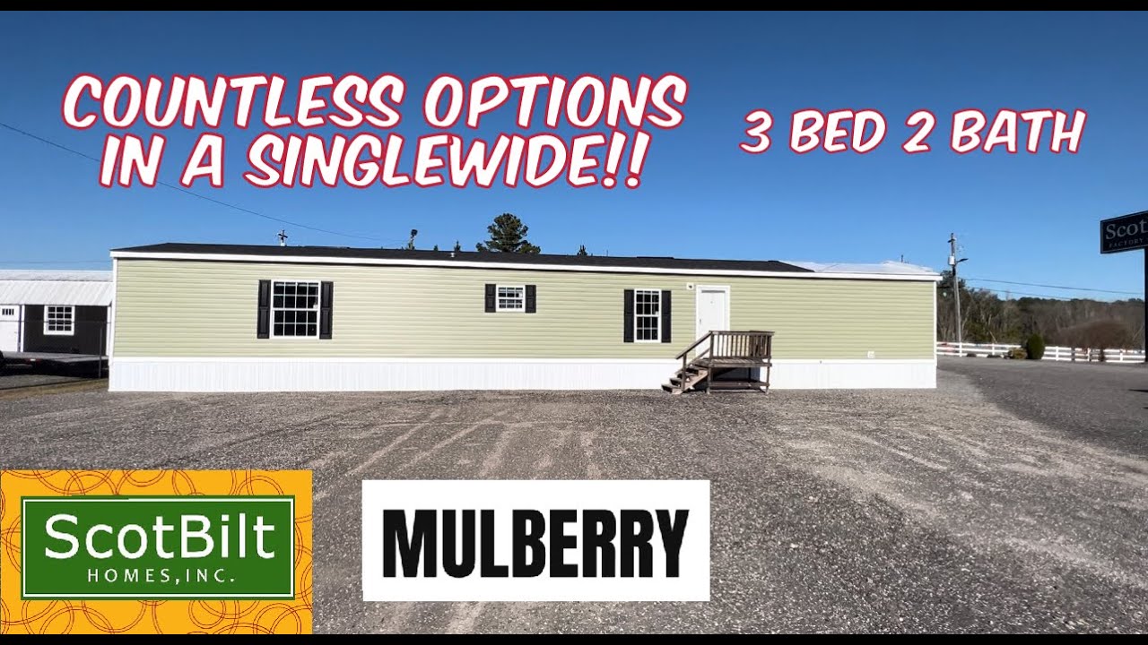 MULBERRY SINGLEWIDE LEGEND SERIES BY SCOTBILT HOMES, INC. MOBILE HOME TOUR | DMHC |