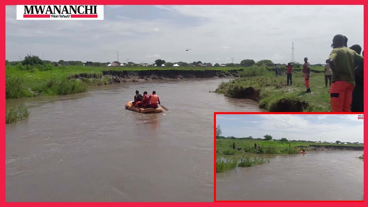 AHOFIWA KUSOMBWA NA MAJI AKIVUUKA MTO SHINYANGA