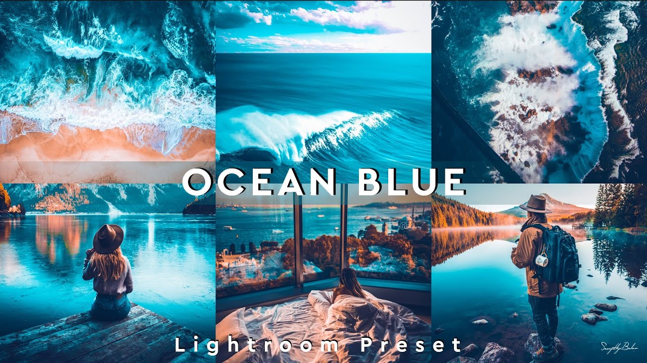 OCEAN BLUE Presets - Lightroom Mobile Presets DNG | OCEAN BLUE Tone Preset