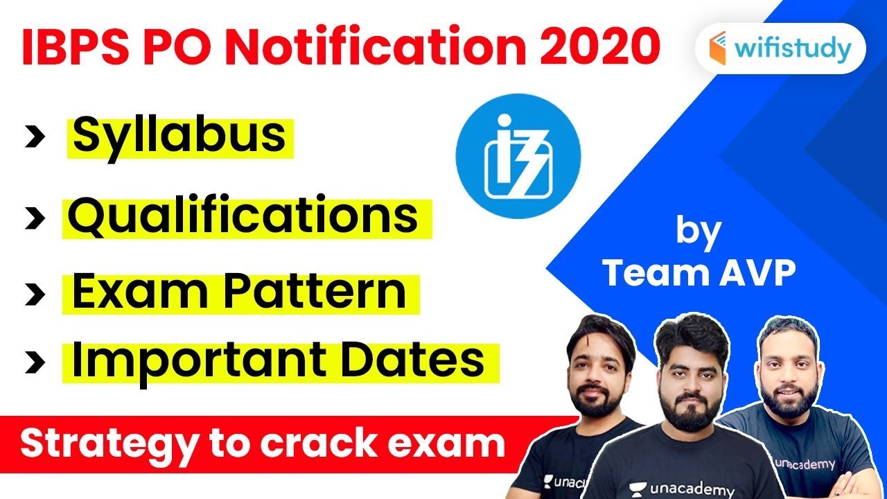 IBPS PO 2020 Notification Out | 1167 Posts | IBPS PO Notification, Syllabus, Eligibility, Imp.Dates